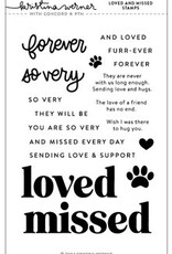 Concord & 9TH Loved and Missed Stamp Set  4 x 6