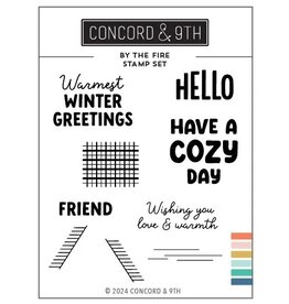 Concord & 9TH By the Fire Stamp Set  3 x 4