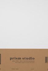 Prism Studio 12x12 Ultra-Smooth Cardstock 110lb, Solar White - 25 sheets