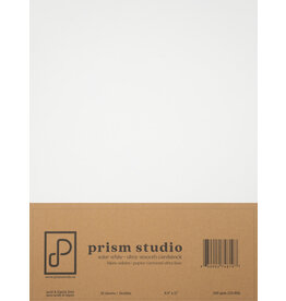 Prism Studio 8.5x11 Ultra-Smooth Cardstock 110lb, Solar White - 25 sheets