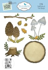 Elizabeth Craft Designs Mushrooms & Tree Stumps