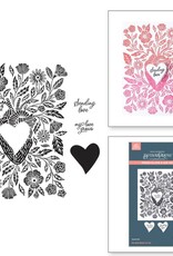 Spellbinders Love on the Rocks Collection - My Heart Beats for You BetterPress Plate & Die Set