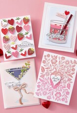 Spellbinders Love on the Rocks Collection - My Heart Beats for You BetterPress Plate & Die Set