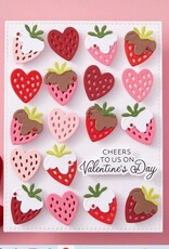 Spellbinders Love on the Rocks Collection - Valentine Happy Hour Sentiments BetterPress Plate & Die Set