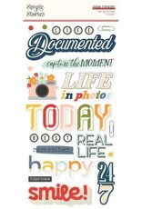 Simple Stories For the Record - Foam Stickers