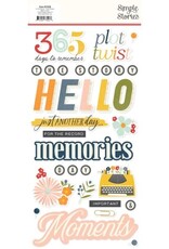 Simple Stories For the Record - Foam Stickers