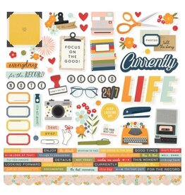 Simple Stories For the Record - Cardstock Stickers