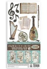 Stamperia Stamperia Music Collection - Cut Outs Paper