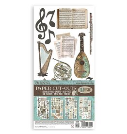 Stamperia Stamperia Music Collection - Cut Outs Paper