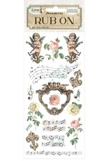 Stamperia Music - Angels Rub Ons