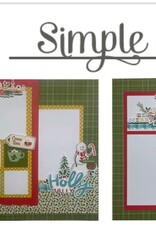 Simple Stories Air Exclusive Simple Vintage Holly Jolly Layout Kit