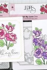 LDRS Creative Perfect Pairings - All My Love - Press Plates, Dies and Stencils
