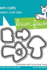 Lawn Fawn to my fungi lawn cuts