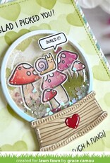 Lawn Fawn to my fungi stamp