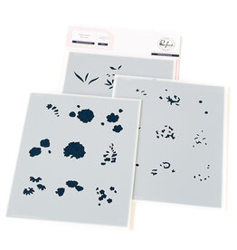 PINKFRESH STUDIO Beautiful Botanicals Stamp, Die and Stencil