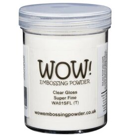 WOW! WOW! Embossing Powder - Clear Gloss Super Fine - 160ml