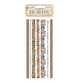 Stamperia Art Of Travelling  - Stripes Rub Ons