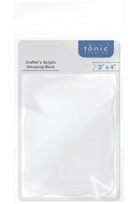Tonic Studios Tonic Studios Acrylic Stamping Block 3"X4"