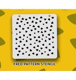 Stamp Anniething Fred Pattern Stencil