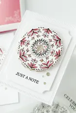 PINKFRESH STUDIO Floral Kaleidoscope Stamp, Die and Stencil