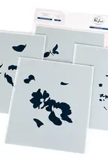 PINKFRESH STUDIO Butterflies in Bloom Stamp, Die and Stencil