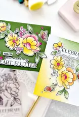PINKFRESH STUDIO Butterflies in Bloom Stamp, Die and Stencil