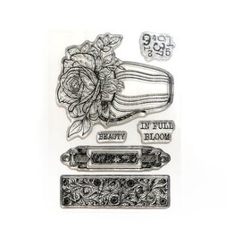 Elizabeth Craft Designs In Full Bloom - Stamps