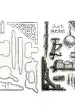 Elizabeth Craft Designs Just Write - Stamps and Dies