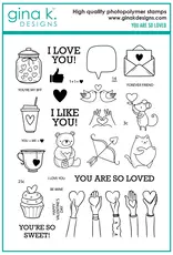 Gina K. Designs You Are So Loved Stamps
