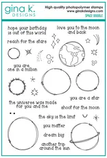 Gina K. Designs Space Doodle Stamps