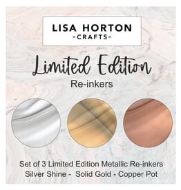 Lisa Horton Crafts Lisa Horton Crafts Cloud 9 Limited Edition Reinkers Silver Shine, Solid Gold, Copper Pot
