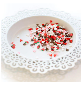 Pretty Pink Posh Strawberry Valentine Clay Confetti Mix