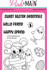 Pink & Main January Mouse Stamp