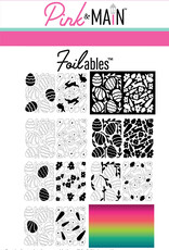 Pink & Main Bunny Hop Set 2 Foilables Sheets