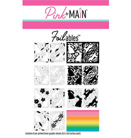 Pink & Main Bunny Hop Set 1 - Foilables Sheets