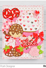 Pretty Pink Posh Valentine Cake Pop Die Set