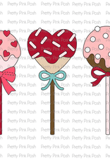 Pretty Pink Posh Valentine Cake Pop Die Set