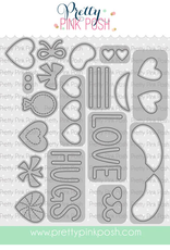 Pretty Pink Posh Valentine Bucket Additions - Dies