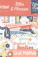 Echo Park Baby On Board - Girl Titles & Phrases