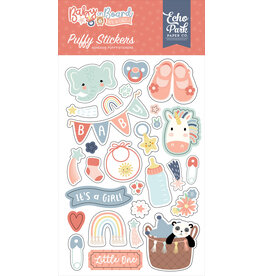 Echo Park Baby On Board - Girl Puffy Stickers
