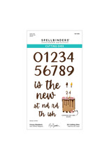 Spellbinders Bougie Birthday Collection by Nina Boettcher - Classy Numbers Etched Dies