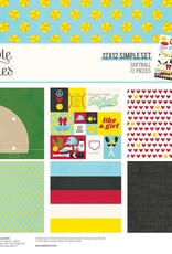 Simple Stories Softball 12x12 Collection Kit