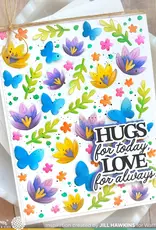 Waffle Flower Crocus Flutter Stencil