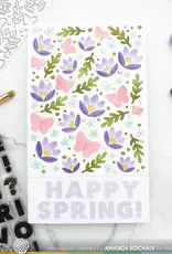 Waffle Flower Crocus Flutter Stencil