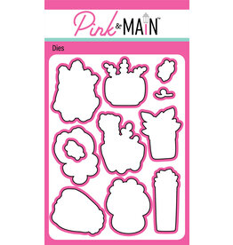 Pink & Main Planter Friends - Stamps and  Dies