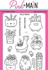 Pink & Main Planter Friends Stamp