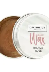 Spellbinders Lisa Horton Crafts Water Based Wax Tin - Bronze Rose #10412C