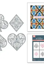 Spellbinders Jack of All Trades Collection by Jaycee Gaspar Enchanting Suit Facets Press Plates