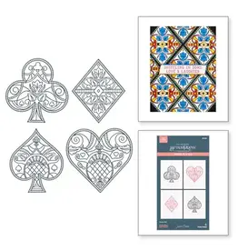 Spellbinders Jack of All Trades Collection by Jaycee Gaspar Enchanting Suit Facets Press Plates