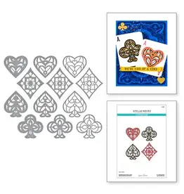Spellbinders Jack of All Trades Collection by Jaycee Gaspar Kaleidoscope Noble Suits Etched Dies